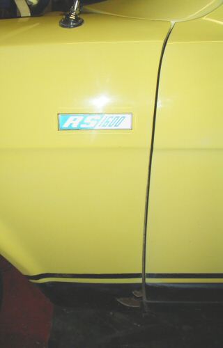 Escort Perana with RS1600 badge